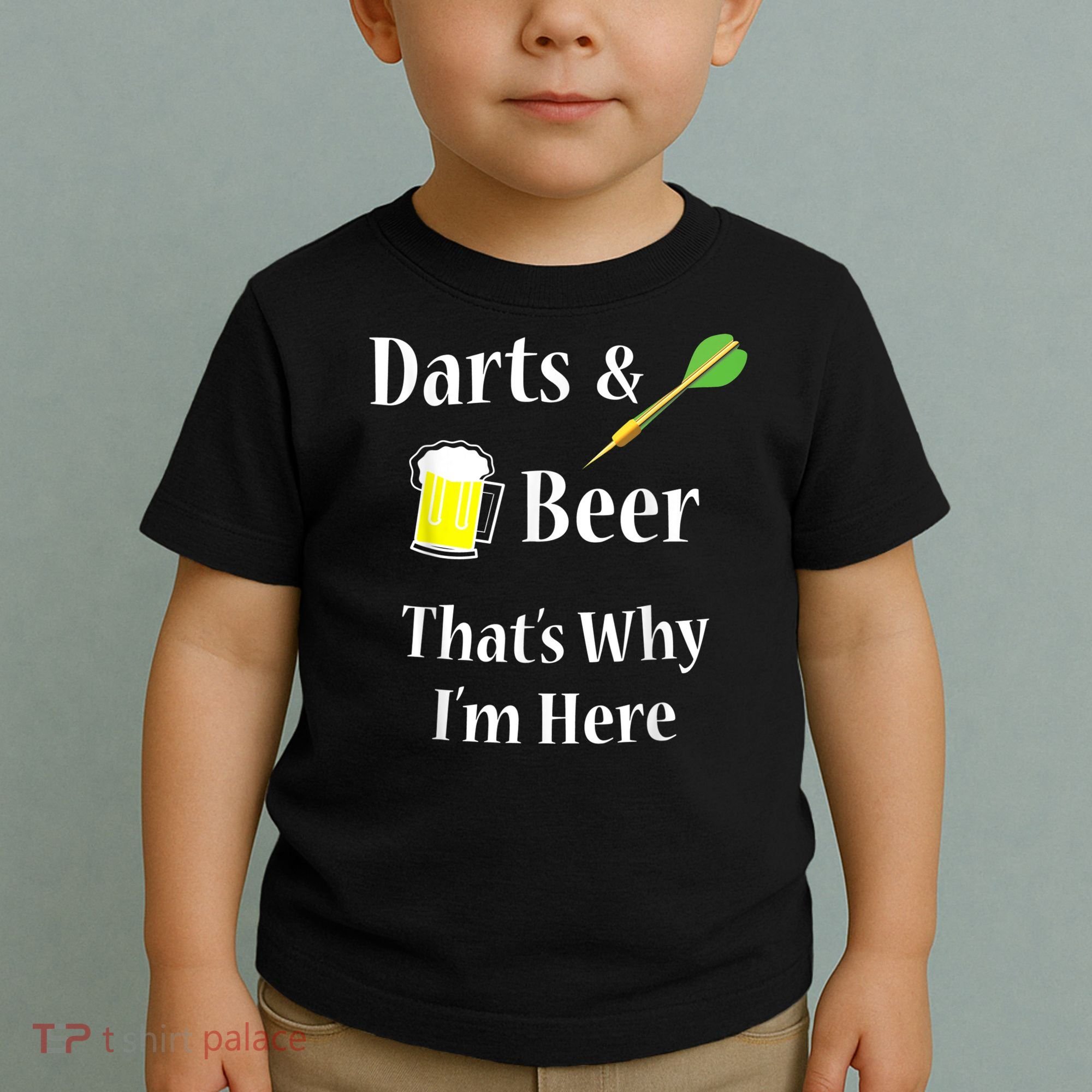 Darts Beer Funny For Dart Player Toddler T-Shirt