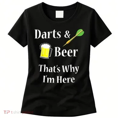 Darts Beer Funny For Dart Player Women's T-Shirt