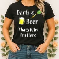 Darts Beer Funny For Dart Player Women's T-Shirt thumb 2