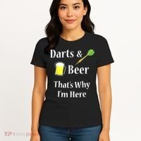 Darts Beer Funny For Dart Player Women's T-Shirt thumb 4