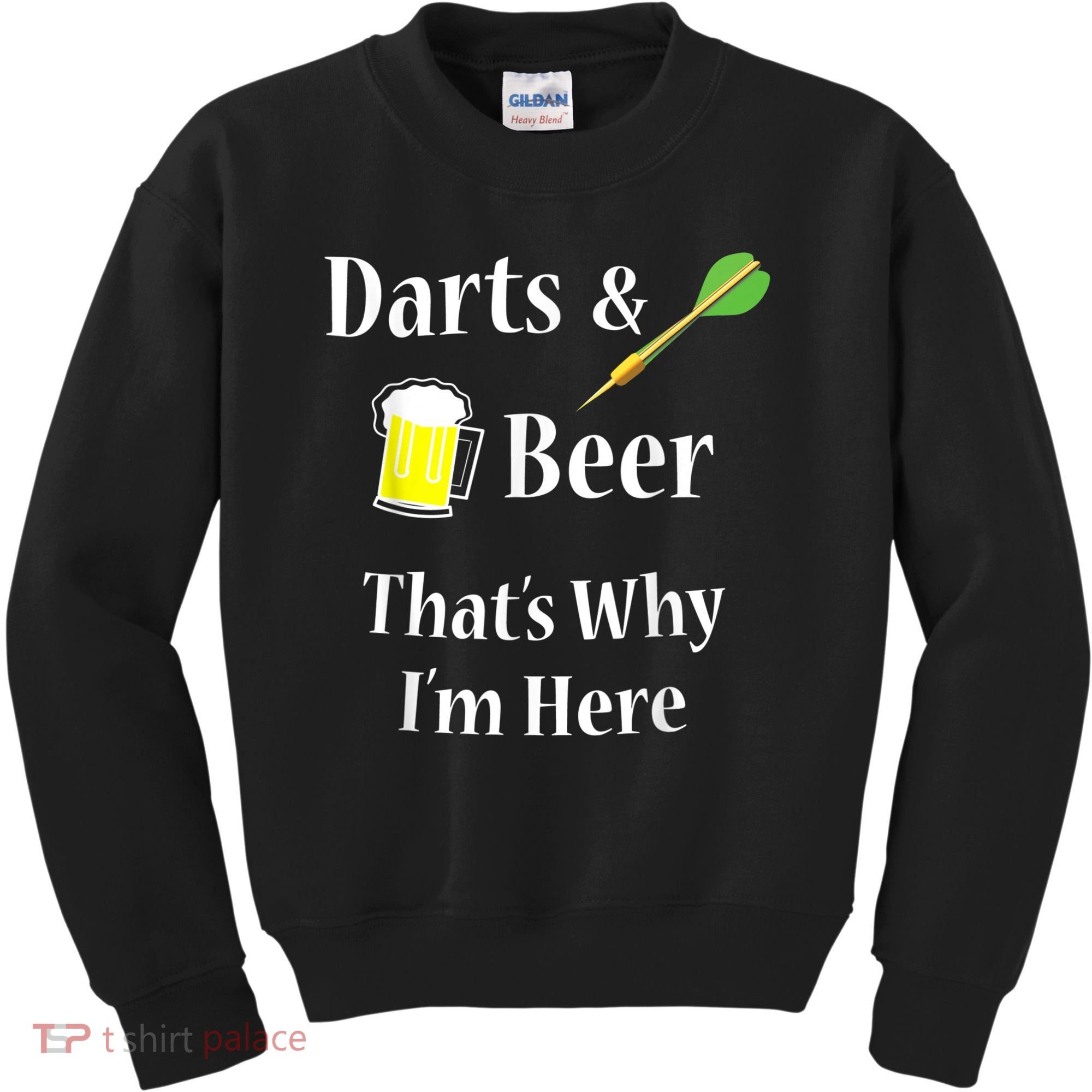 Darts Beer Funny For Dart Player Kids Sweatshirt