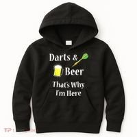 Darts Beer Funny For Dart Player Kids Hoodie thumb 0