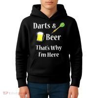 Darts Beer Funny For Dart Player Kids Hoodie thumb 4