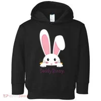 Daddy Bunny Funny Easter Family Bunny Toddler Hoodie thumb 0