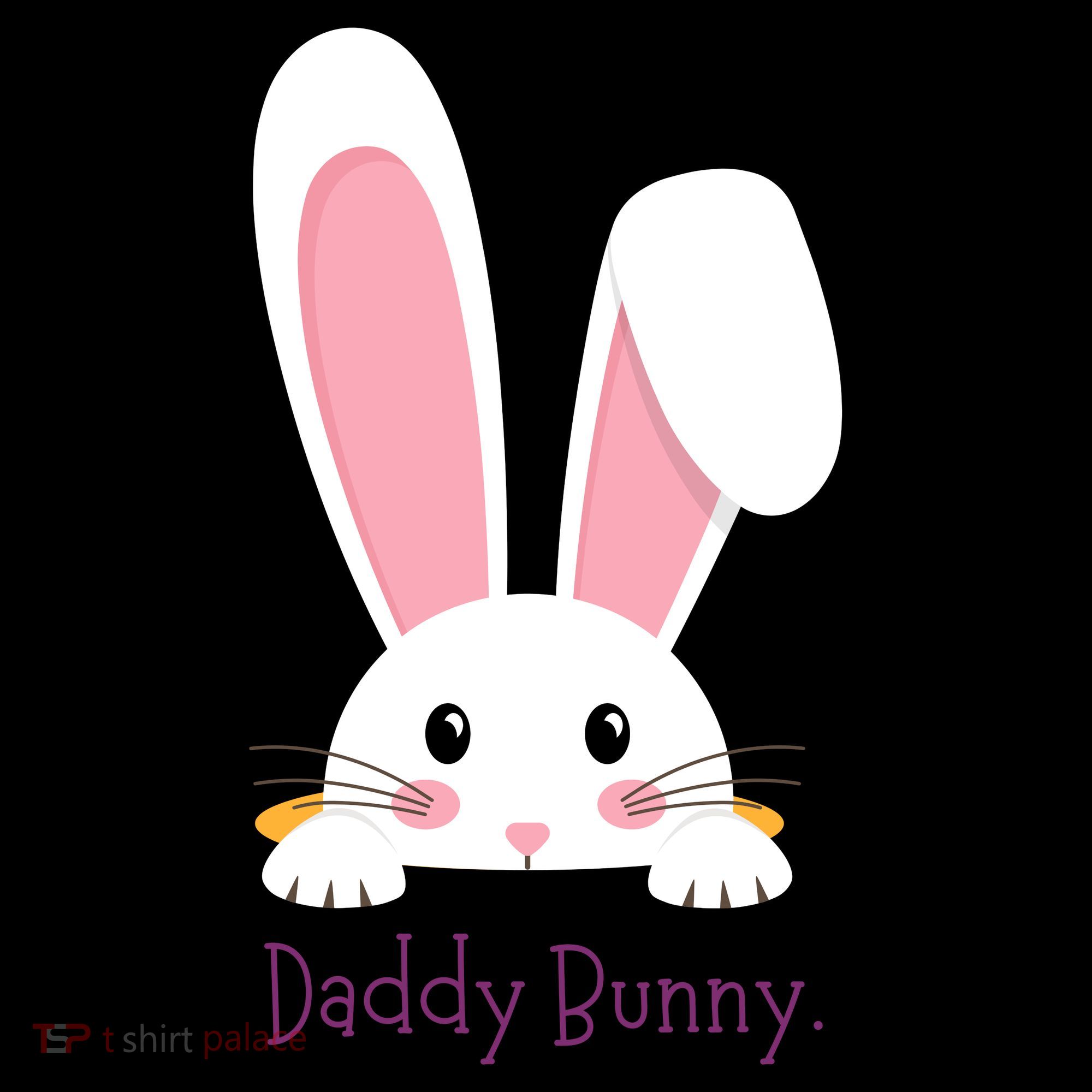 Daddy Bunny Funny Easter Family Bunny Toddler Hoodie
