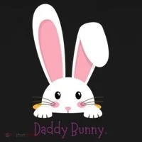 Daddy Bunny Funny Easter Family Bunny Toddler Hoodie thumb 2