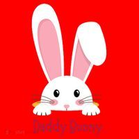 Daddy Bunny Funny Easter Family Bunny Santa Hat thumb 1
