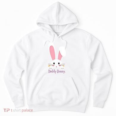 Daddy Bunny Funny Easter Family Bunny Hoodie