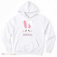 Daddy Bunny Funny Easter Family Bunny Hoodie thumb 0