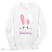 Daddy Bunny Funny Easter Family Bunny Long Sleeve Shirt thumb 0