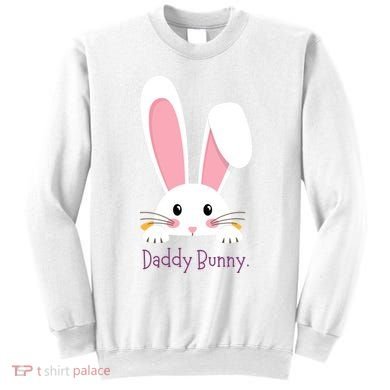 Daddy Bunny Funny Easter Family Bunny Sweatshirt