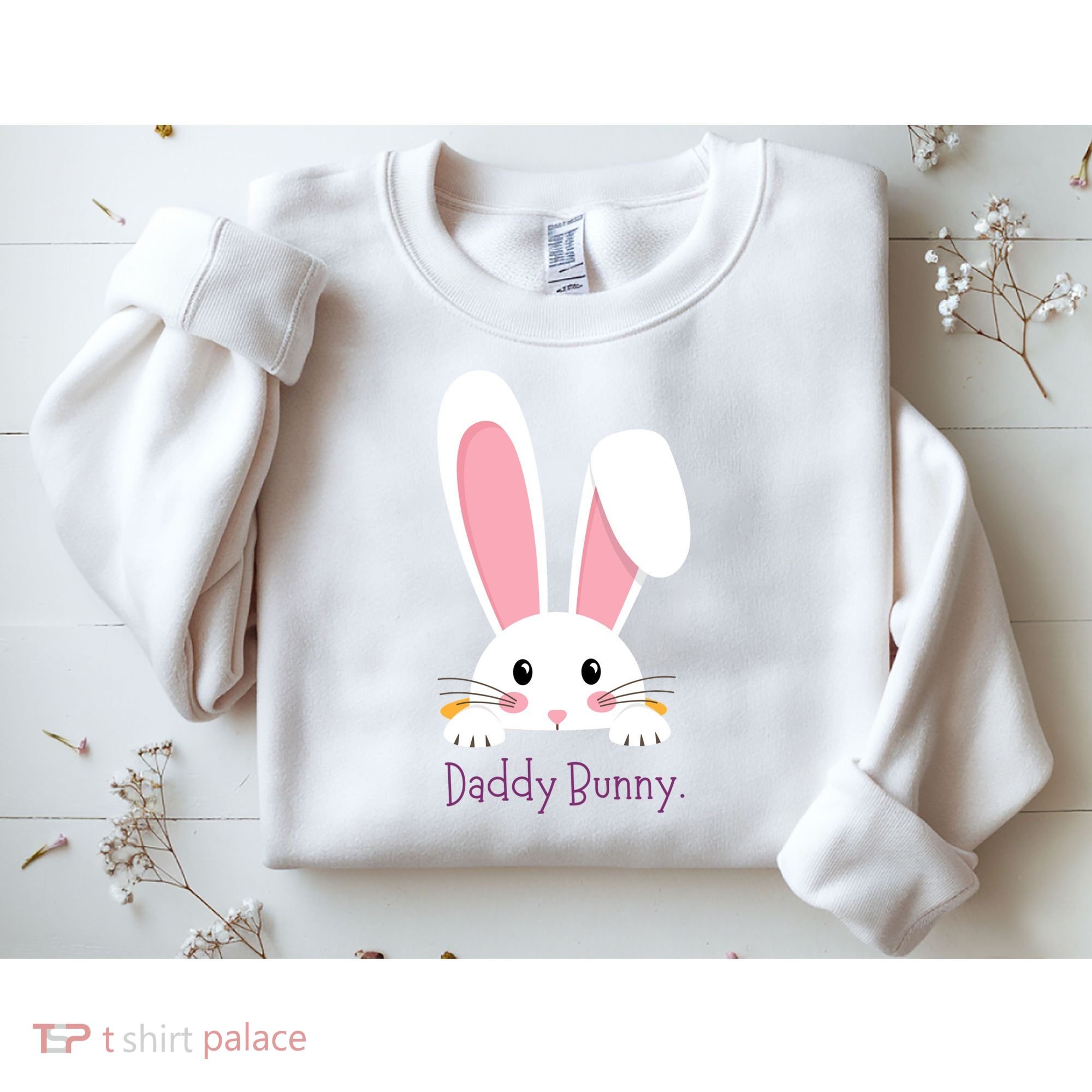 Daddy Bunny Funny Easter Family Bunny Sweatshirt