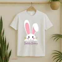Daddy Bunny Funny Easter Family Bunny T-Shirt thumb 2