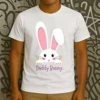 Daddy Bunny Funny Easter Family Bunny T-Shirt thumb 3