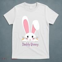 Daddy Bunny Funny Easter Family Bunny T-Shirt thumb 5