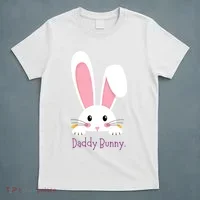 Daddy Bunny Funny Easter Family Bunny T-Shirt thumb 5