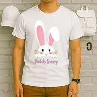 Daddy Bunny Funny Easter Family Bunny T-Shirt thumb 6