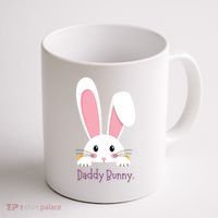 Daddy Bunny Funny Easter Family Bunny Coffee Mug thumb 1