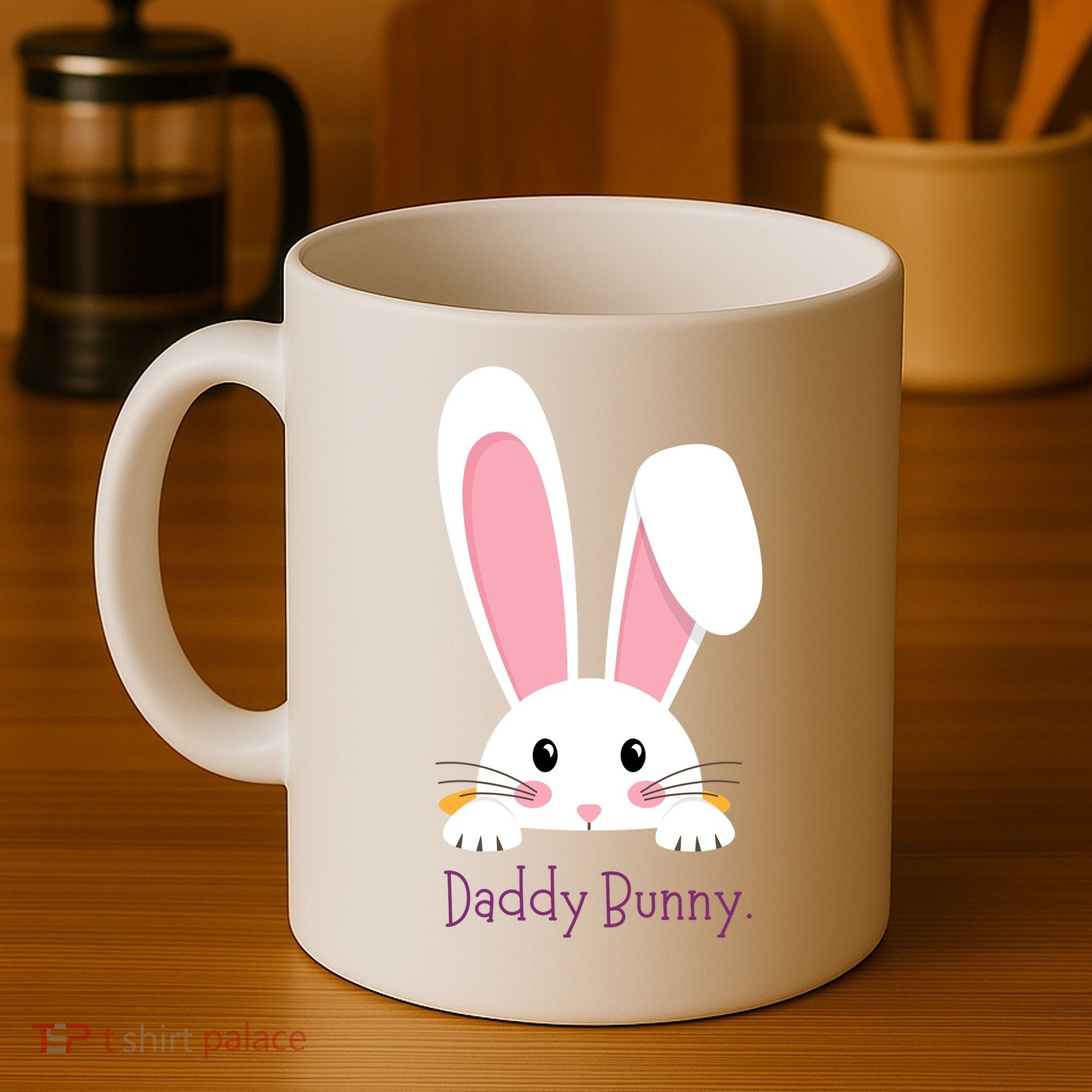 Daddy Bunny Funny Easter Family Bunny Coffee Mug