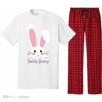 Daddy Bunny Funny Easter Family Bunny Pajama Set