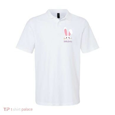 Daddy Bunny Funny Easter Family Bunny Polo
