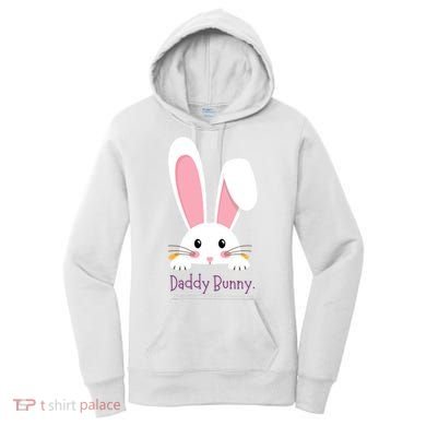 Daddy Bunny Funny Easter Family Bunny Women's Hoodie
