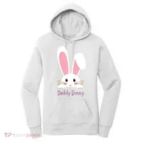 Daddy Bunny Funny Easter Family Bunny Women's Hoodie thumb 0
