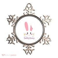 Daddy Bunny Funny Easter Family Bunny Ornament thumb 0
