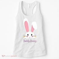 Daddy Bunny Funny Easter Family Bunny Women's Tank Top thumb 0