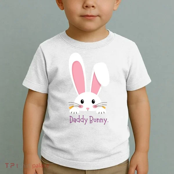 Daddy Bunny Funny Easter Family Bunny Toddler T-Shirt