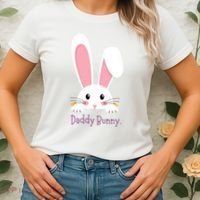 Daddy Bunny Funny Easter Family Bunny Women's T-Shirt thumb 2