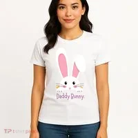 Daddy Bunny Funny Easter Family Bunny Women's T-Shirt thumb 4