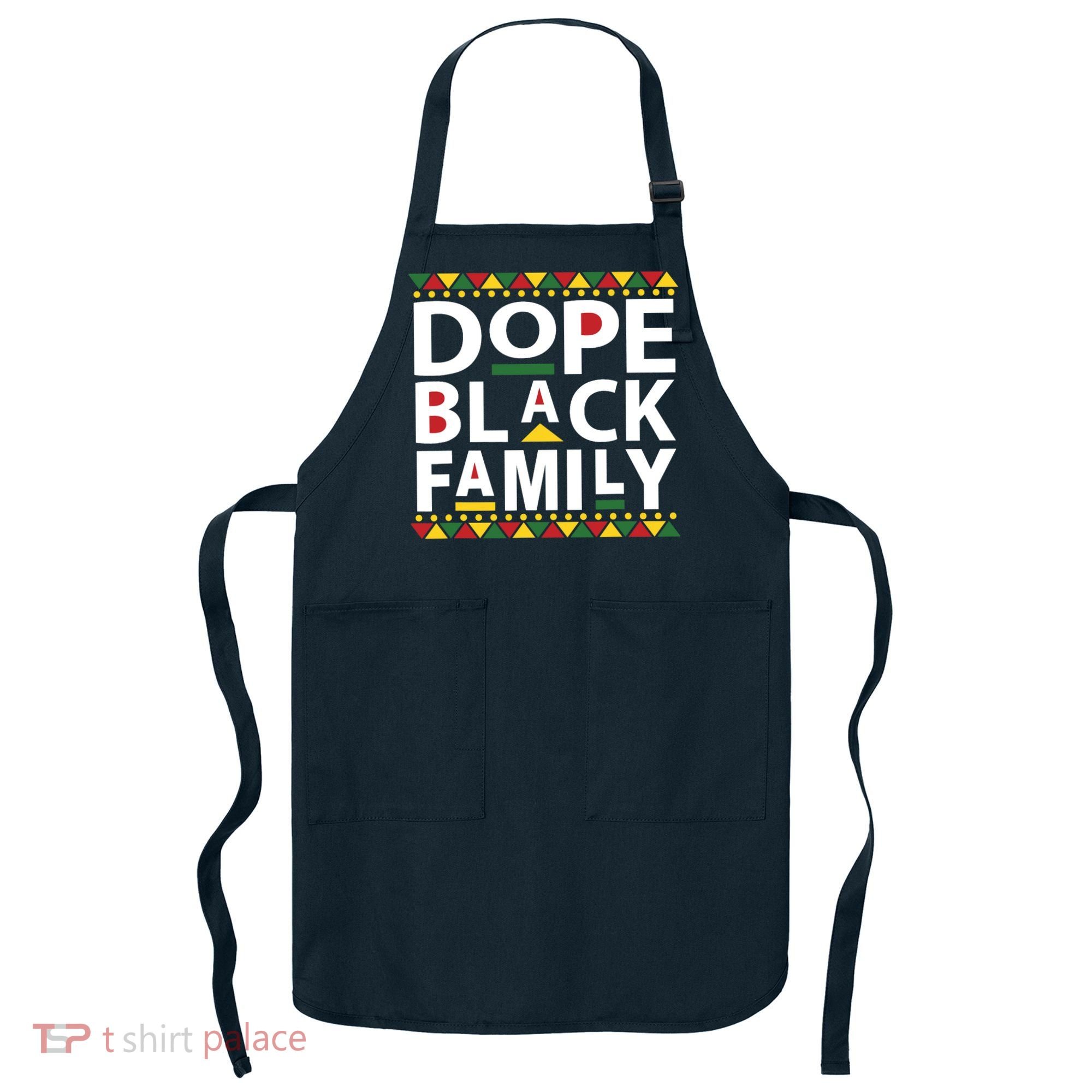 Dope Black Family Reunion Matching Family Picture Apron