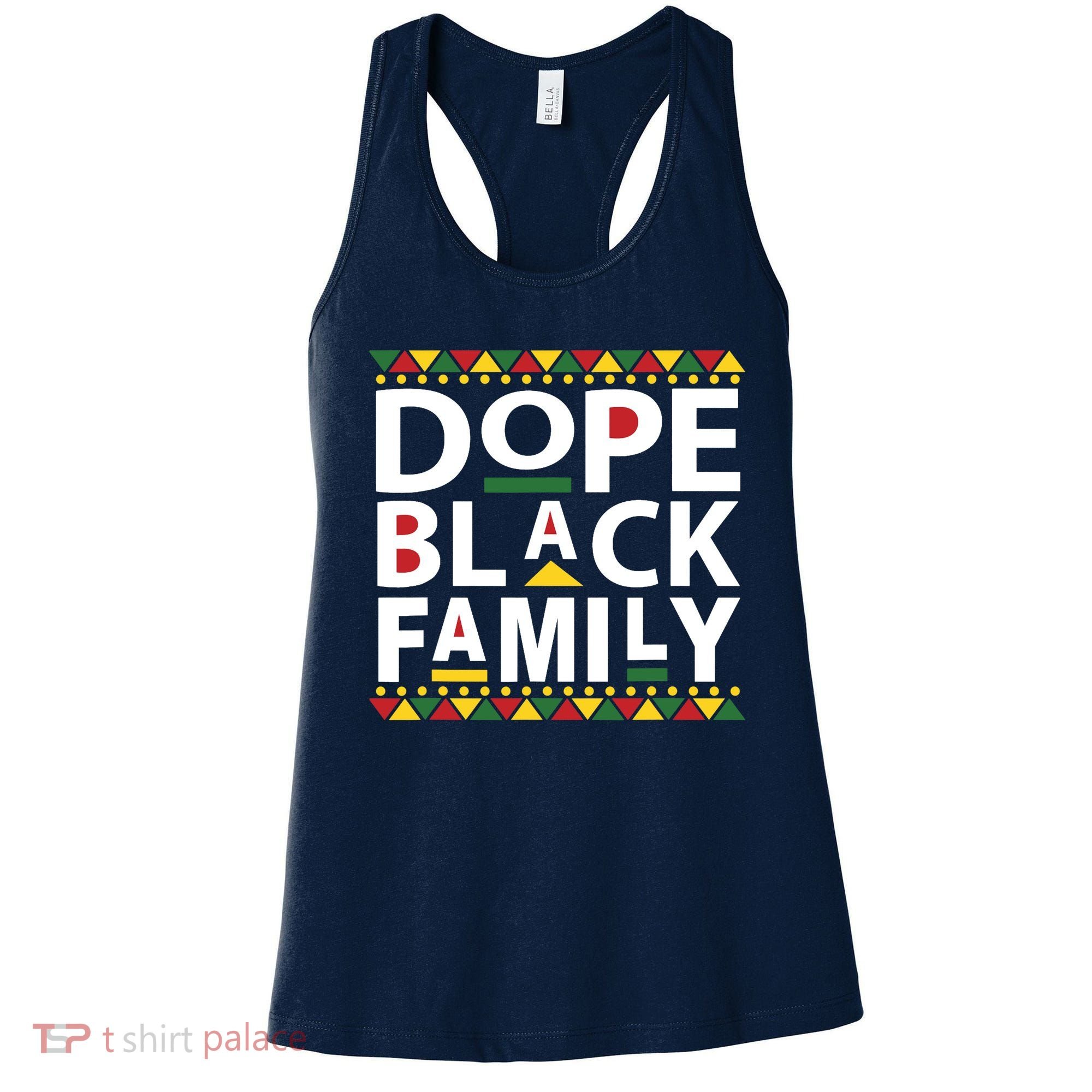 Dope Black Family Reunion Matching Family Picture Women's Tank Top
