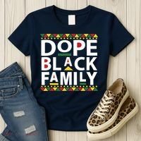 Dope Black Family Reunion Matching Family Picture Women's T-Shirt thumb 3
