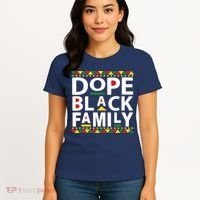Dope Black Family Reunion Matching Family Picture Women's T-Shirt thumb 4