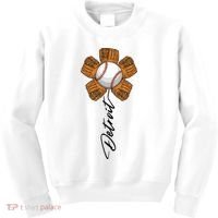 Detroit Baseball Flower Sports Fan Kids Sweatshirt thumb 0