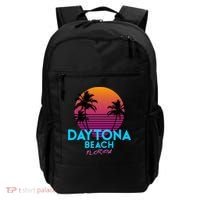 Daytona Beach Florida Retro 80s Gift Backpack thumb 0