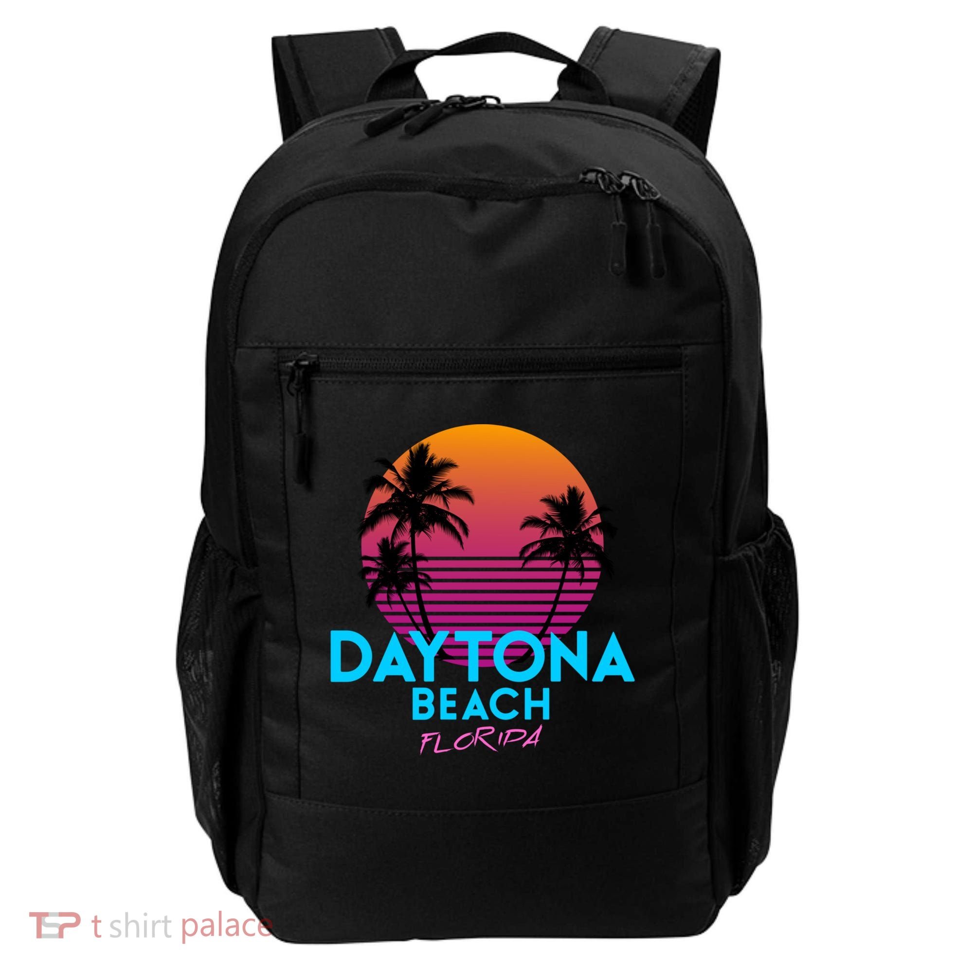 Daytona Beach Florida Retro 80s Gift Backpack