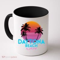 Daytona Beach Florida Retro 80s Gift Coffee Mug thumb 0