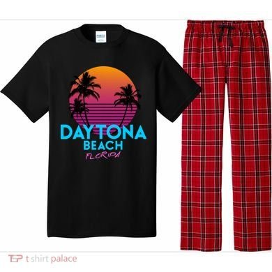 Daytona Beach Florida Retro 80s Gift Pajama Set