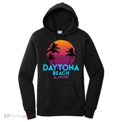 Daytona Beach Florida Retro 80s Gift Women's Hoodie