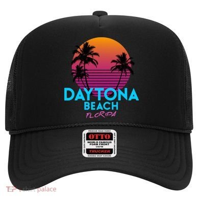 Daytona Beach Florida Retro 80s Gift Hat