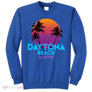 Daytona Beach Florida Retro 80s Gift Sweatshirt