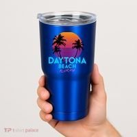 Daytona Beach Florida Retro 80s Gift Tumbler thumb 2