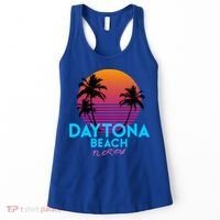 Daytona Beach Florida Retro 80s Gift Women's Tank Top thumb 0