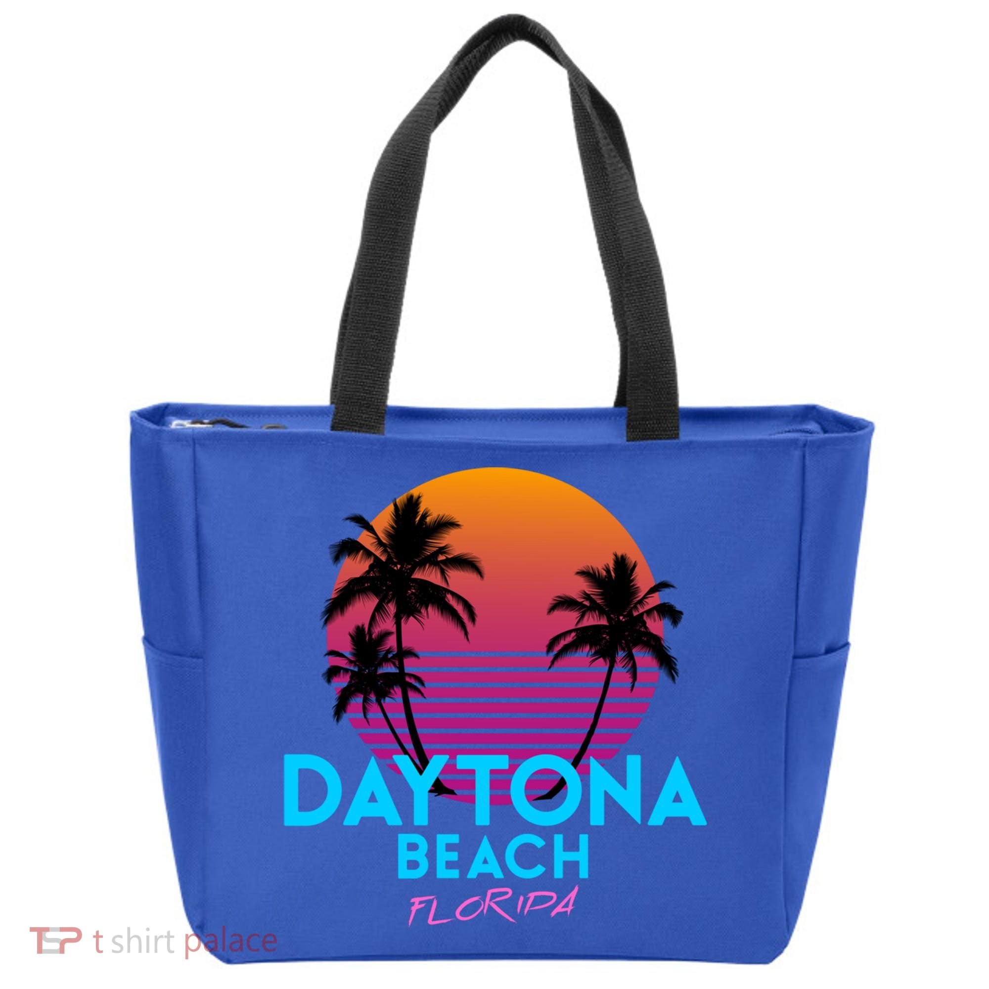 Daytona Beach Florida Retro 80s Gift Tote Bag