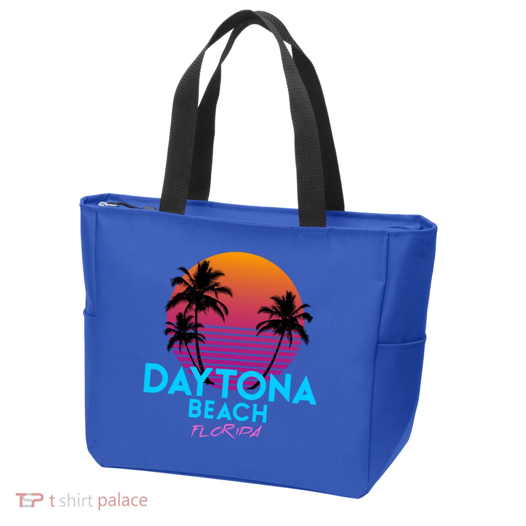 Daytona Beach Florida Retro 80s Gift Tote Bag