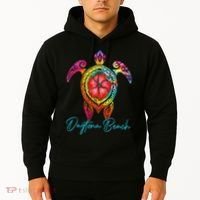 Daytona Beach Florida Tie Dye Sea Turtle Vacation 2025 Hoodie thumb 2