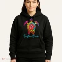 Daytona Beach Florida Tie Dye Sea Turtle Vacation 2025 Hoodie thumb 5